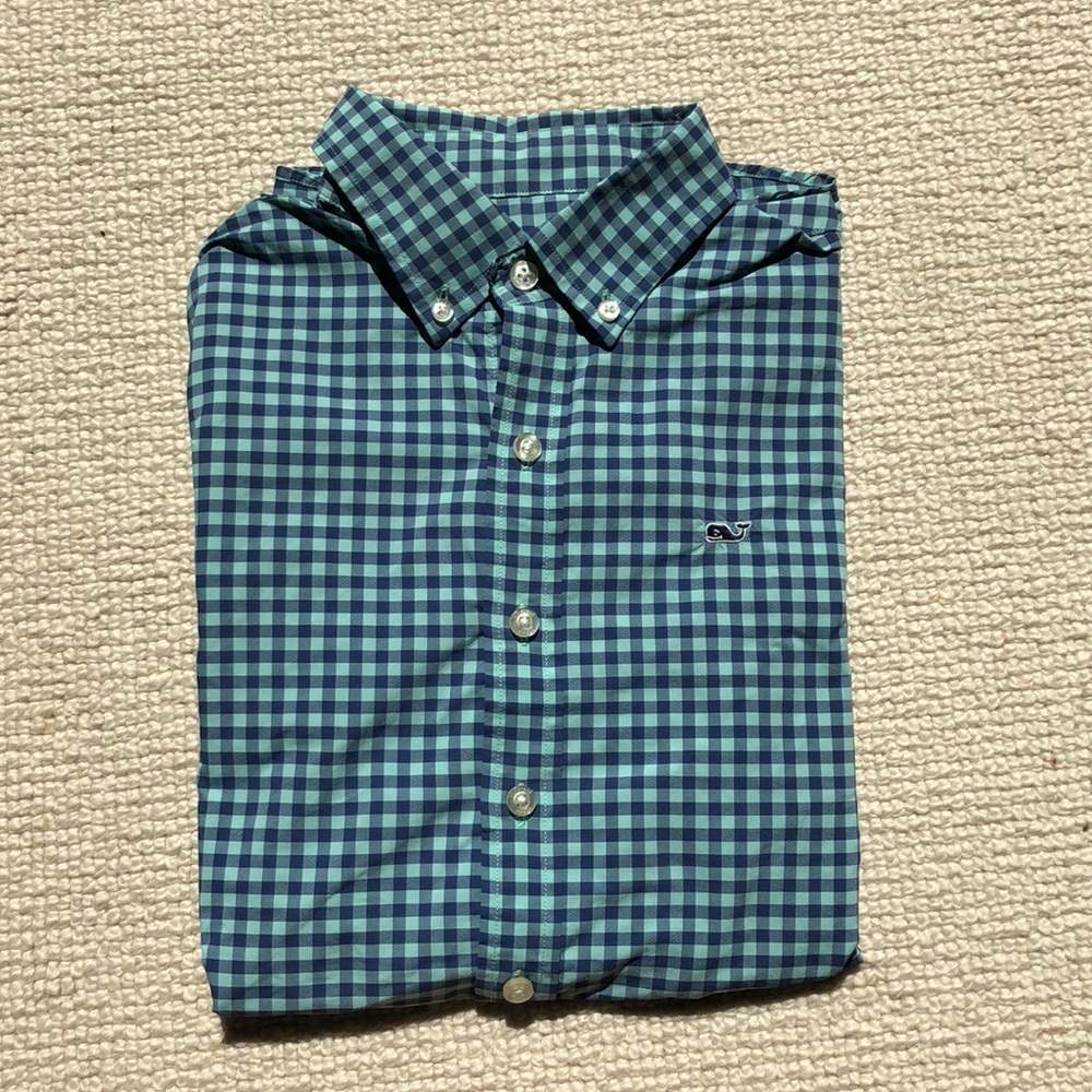 Boys vineyard vines long sleeve button down